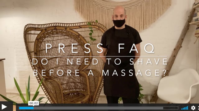 Do You Shave Before A Massage?