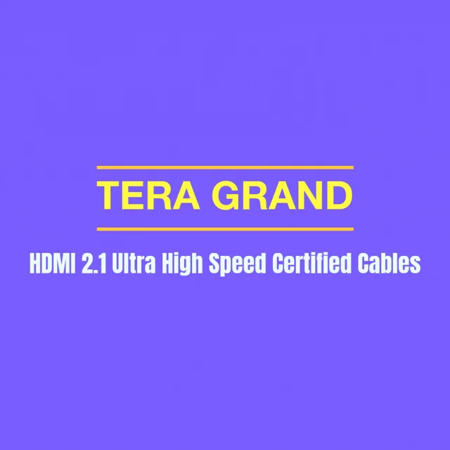 8K Ultra High Speed HDMI Certified Cable with Aluminum housing, Suppor —  Tera Grand