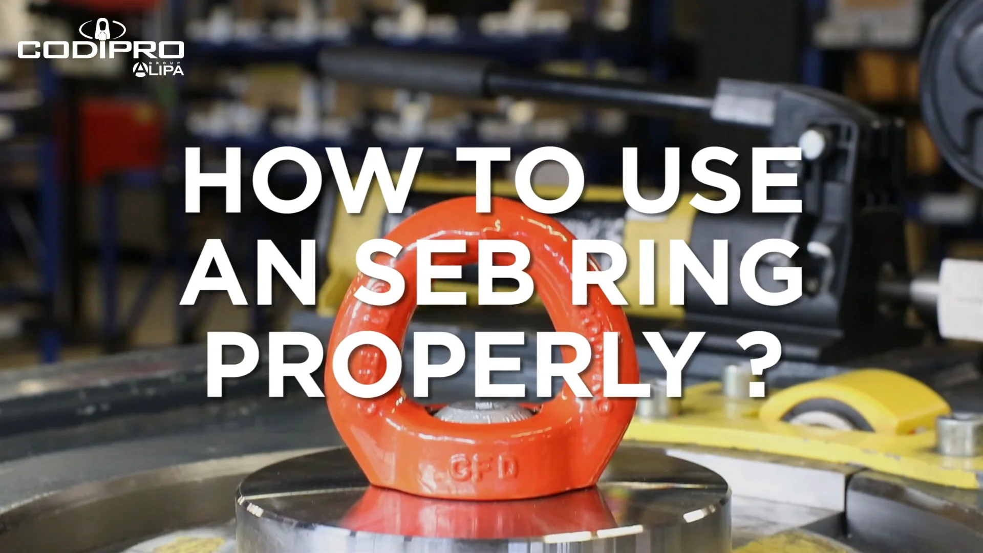 Codipro SEB Swivel Eye Bolt - LiftingSafety Codipro SEB Swivel Eye Bolt - LiftingSafety