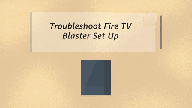 Fire tv store blaster