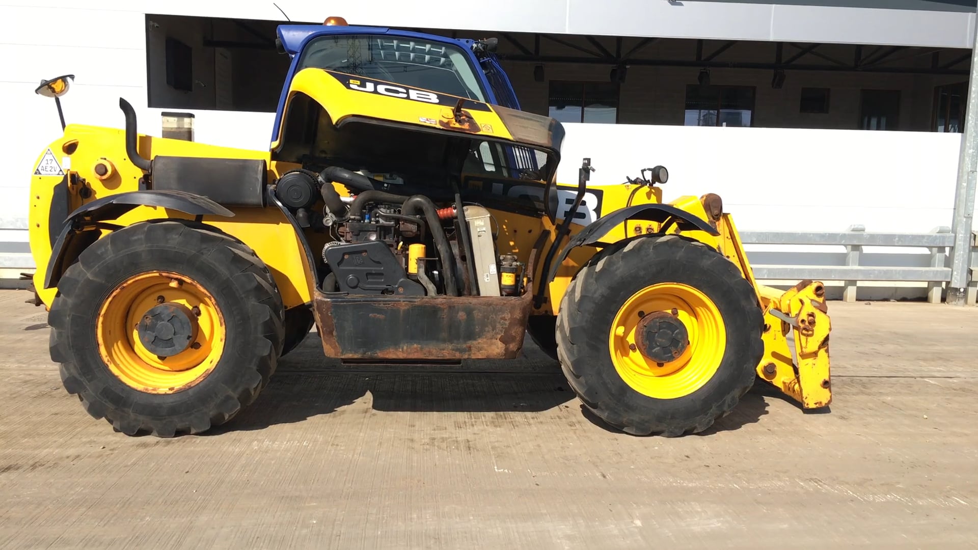 JCB 53170 Powershift Telehandler, WLI, Auto Lube, Reverse Camera