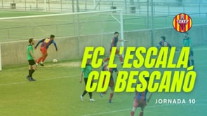 Resum FC l'Escala 2 - 0 Bescanó 