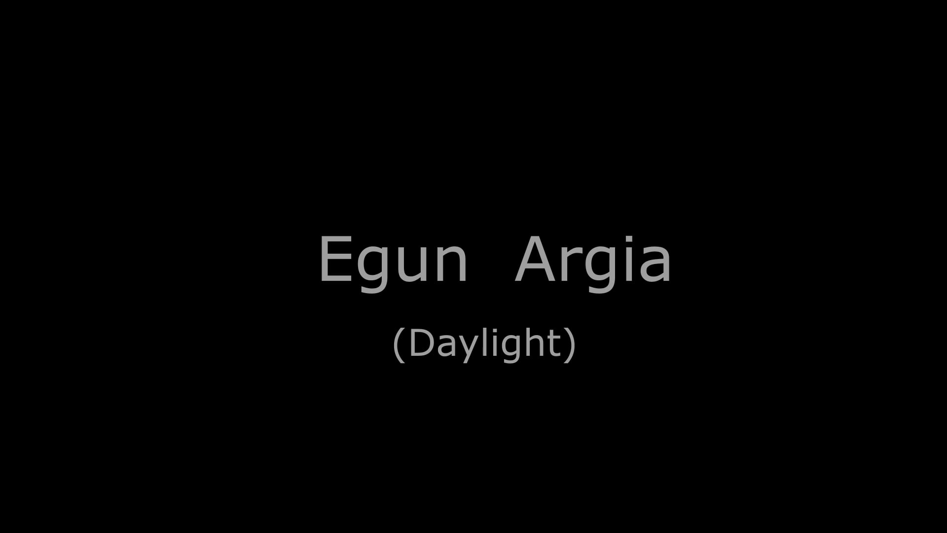 Egun Argia