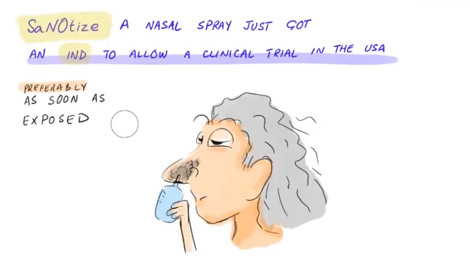 Nasal Spray for Virus/SARS-COV-2 Reduction