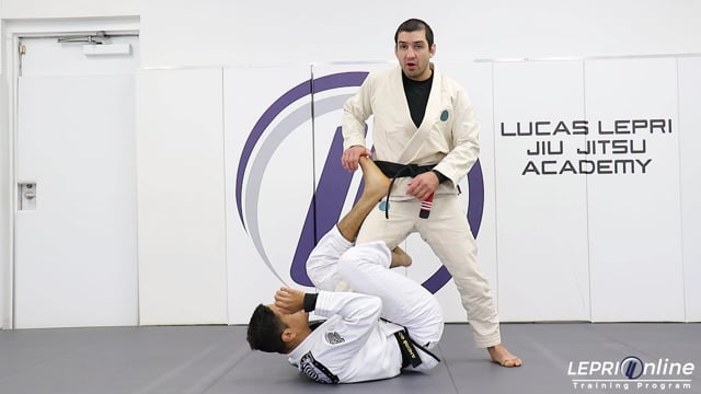 Straight Ankle Lock Escape when in One Leg X to Side Control