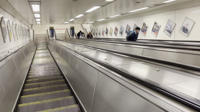 Dolphin Mall movie theater escalator 4k, Stock Video