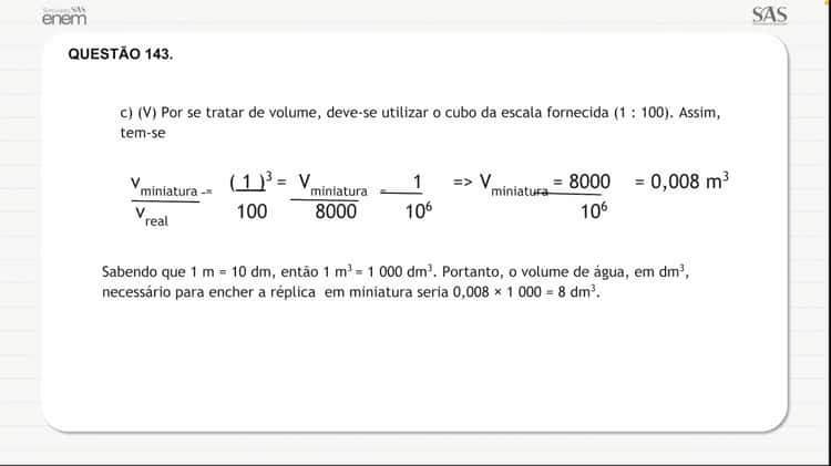 Cubo - Matemática Enem