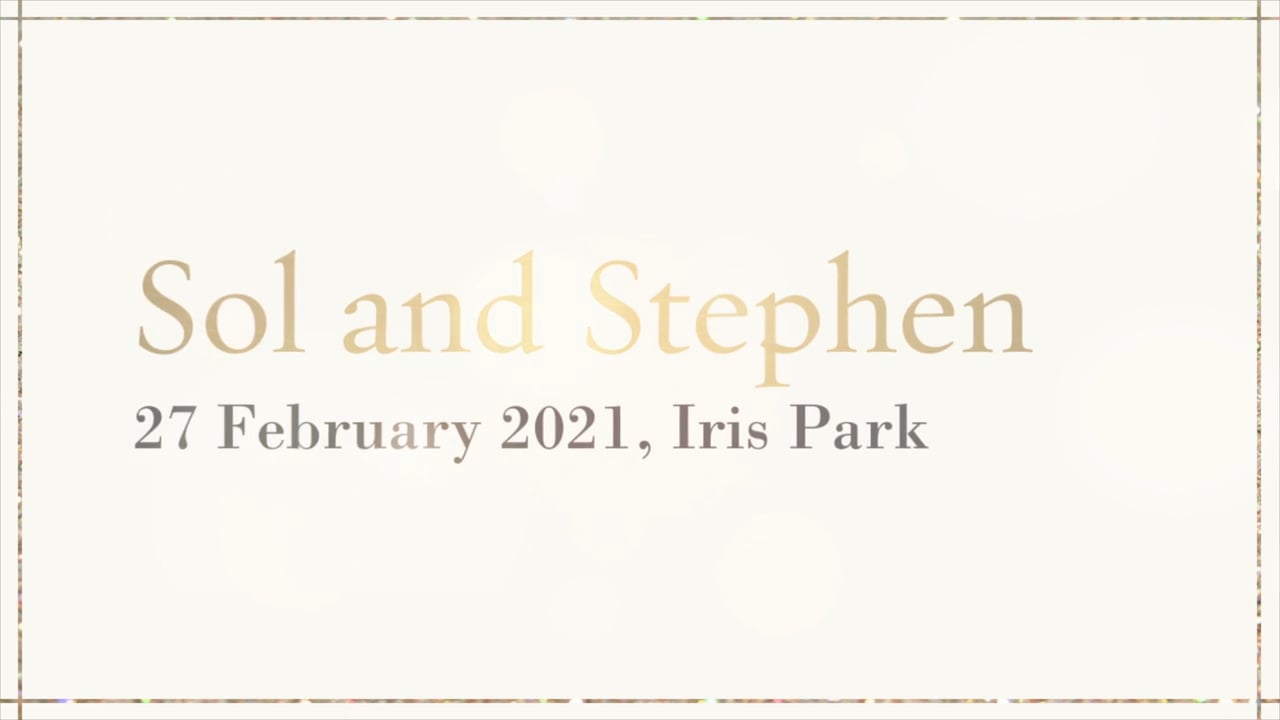 Iris Park Garden Weddings Wedding Slideshow, Melbourne - Sol and Stephen