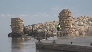Consolidació del piló d'amarrar de La Riba