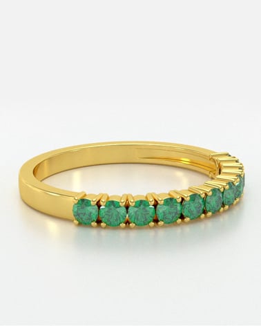 Video: Gold Smaragd Diamanten Ringe 1.32grs