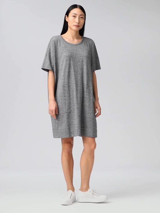 Organic Cotton Hemp Dress | EILEEN FISHER