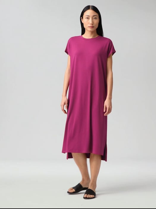 Stretch viscose jersey dress