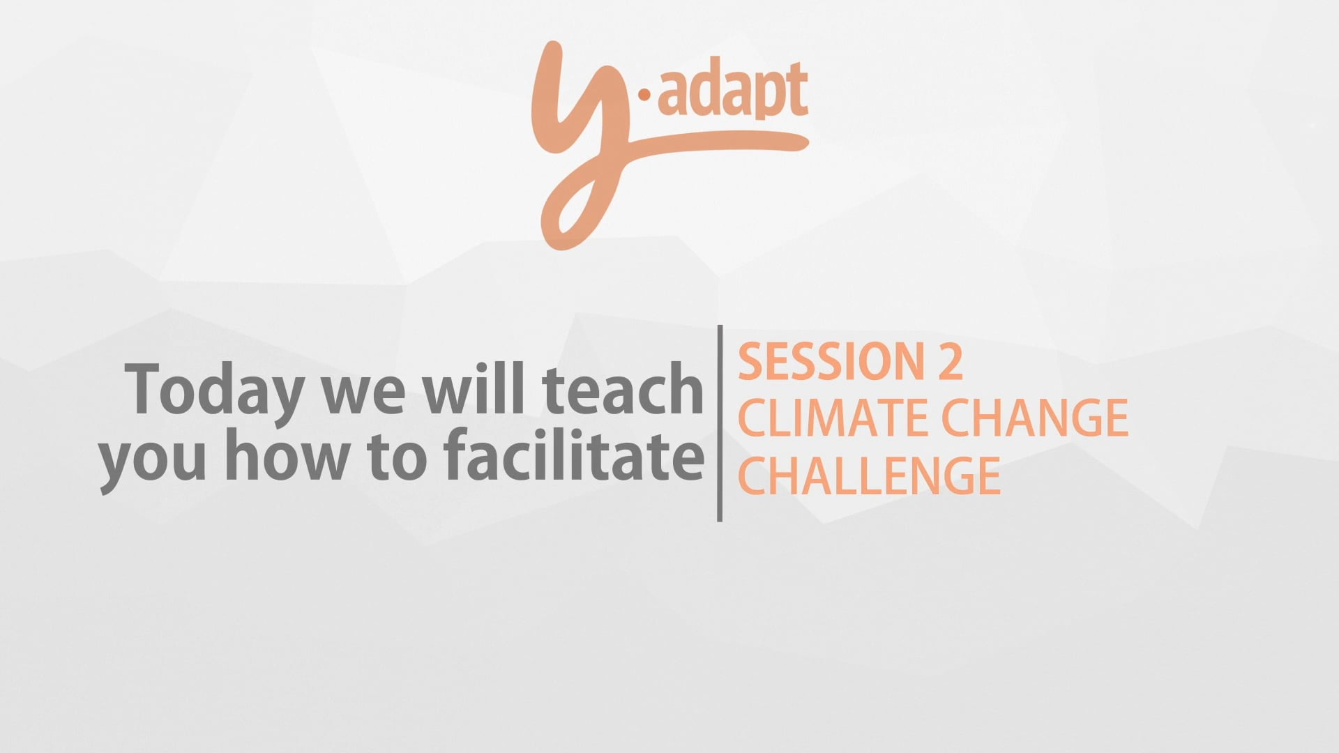 Y-Adapt - Session 2