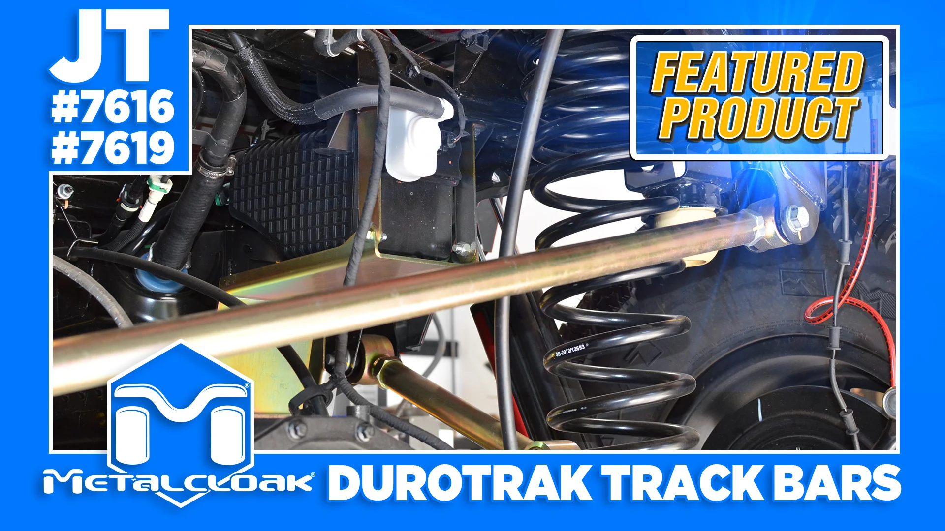 Metalcloak | Jeep JT Gladiator Patented Durotrak Track Bar, Rear