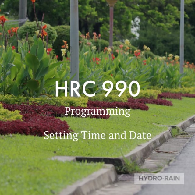 HRC 990 Programming – Time and Date
