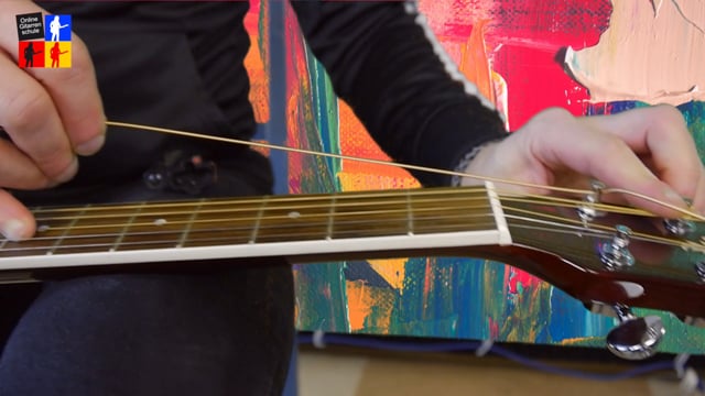 Saiten aufziehen Westerngitarre Gitarre | Saiten wechseln Konzertgitarre | Nylonsaiten wechseln