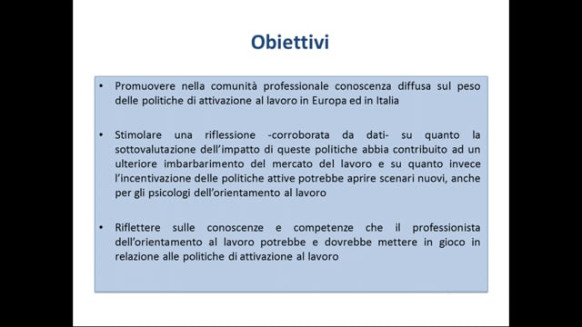 Le politiche di attivazione al lavoro: scenari, prospettive e ricadute anche sulla professione