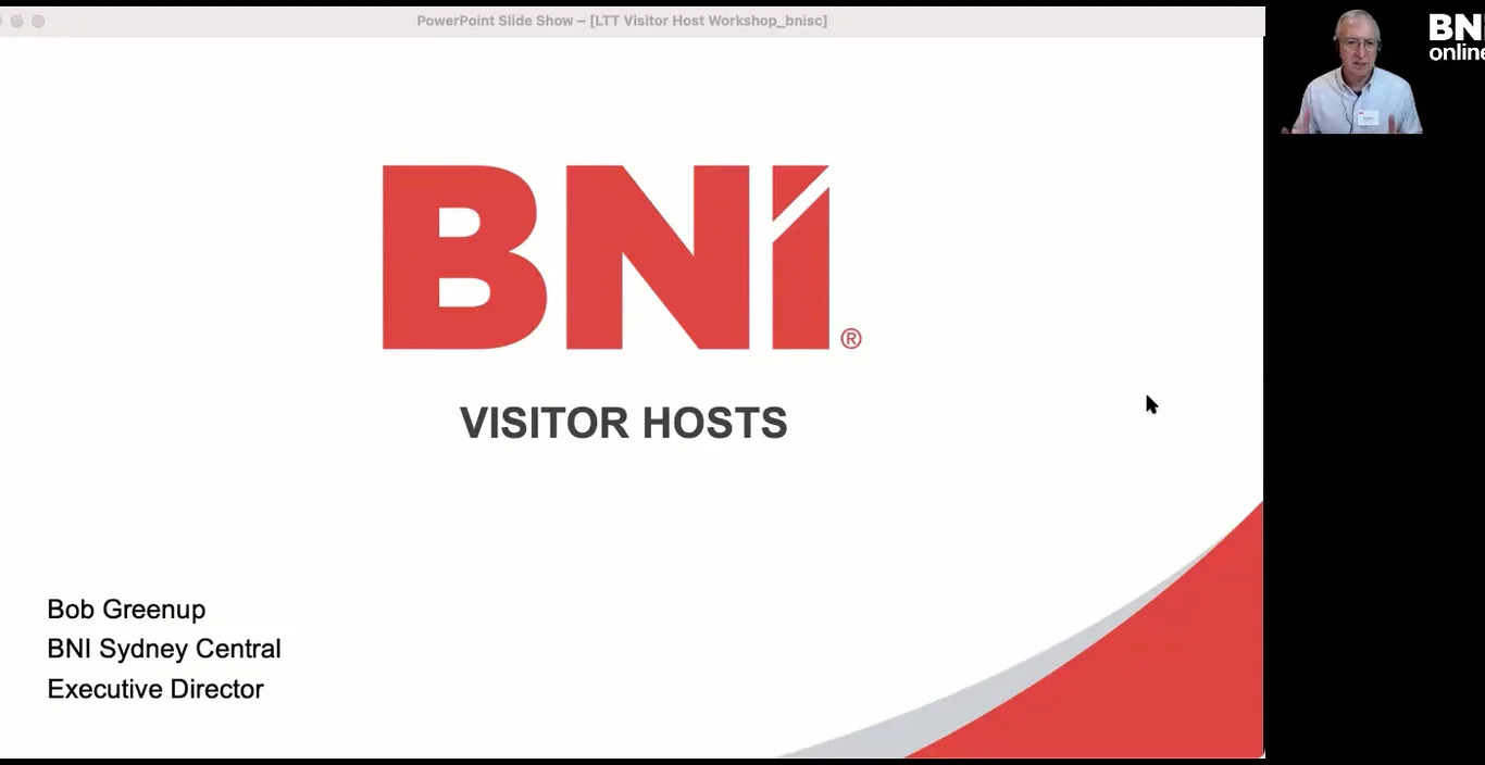 BNI Visitor Host on Vimeo