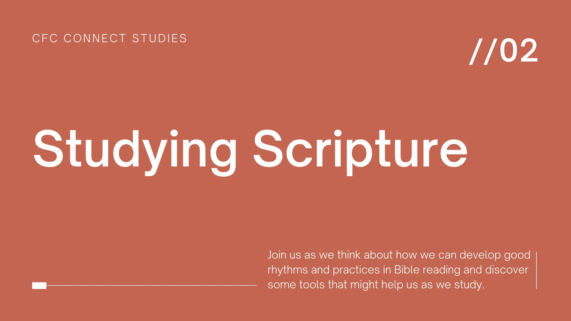 studying-scripture-week-2-connect-study-on-vimeo