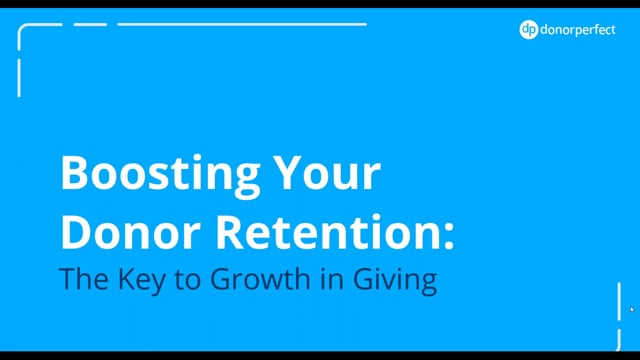 Boosting Your Donor Retention: The Key to Growth in Giving