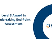  Level 3 Award in Undertaking End-Point Assessment