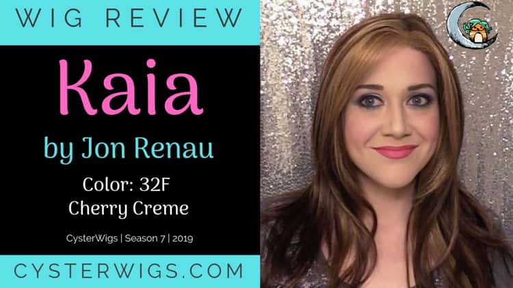 CysterWigs Wig Review Kaia by Jon Renau Color 32F Cherry Creme S7E1079 2019