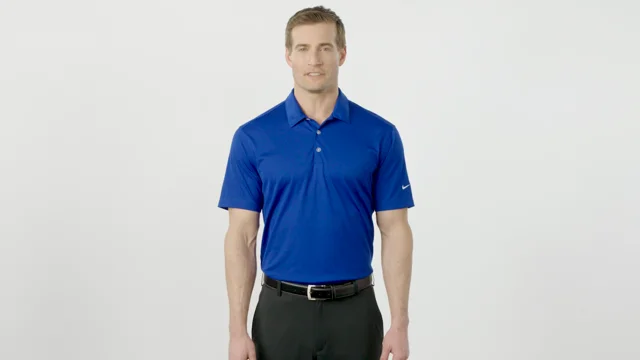 Golf dri-fit vertical mesh polo outlet sizing