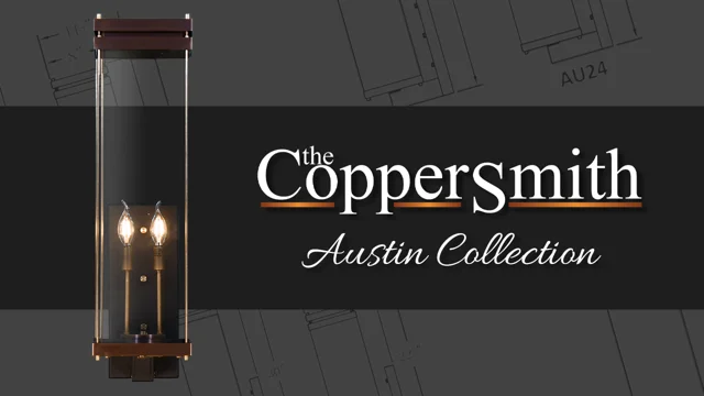 The CopperSmith Arcadia Collection - Gas and Electric Arcadia Gas or  Electric Copper LanternAC Arcadia