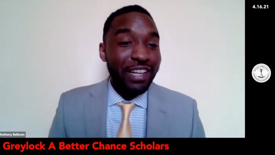 Greylock A Better Chance Scholars – Anthony Bellmon – MG ’08