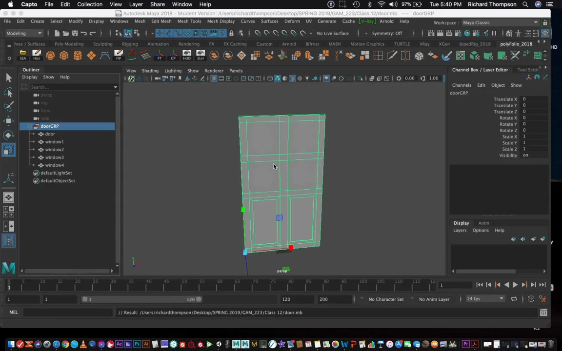 10. Interactivity: Prepping and Exporting our animated door for ...
