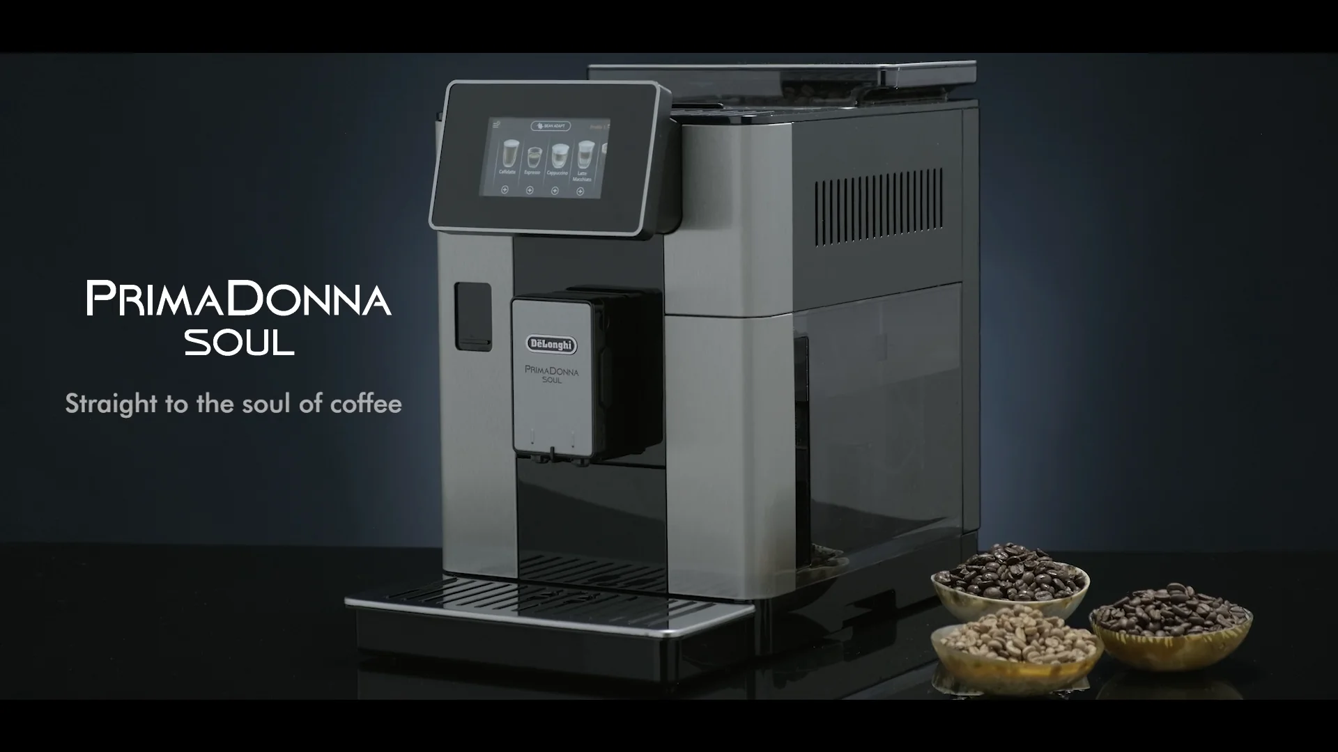 DeLonghi PrimaDonna Soul Coffee Machine ECAM61075MB Etailer Video