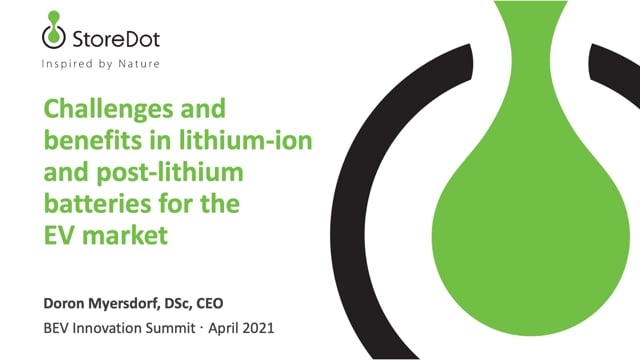 Challenges and benefits of lithium-ion and post-lithium rechargeable batteries for the electric vehicle market