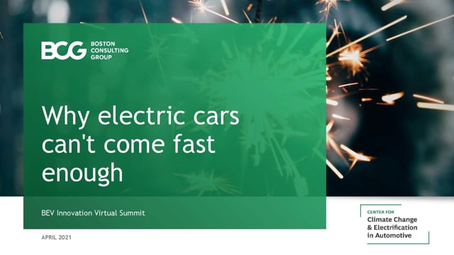 Why electric cars cannot come fast enough
