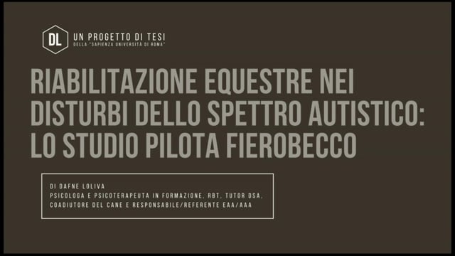 Riabilitazione equestre nei disturbi dello spettro autistico: il progetto Fierobecco