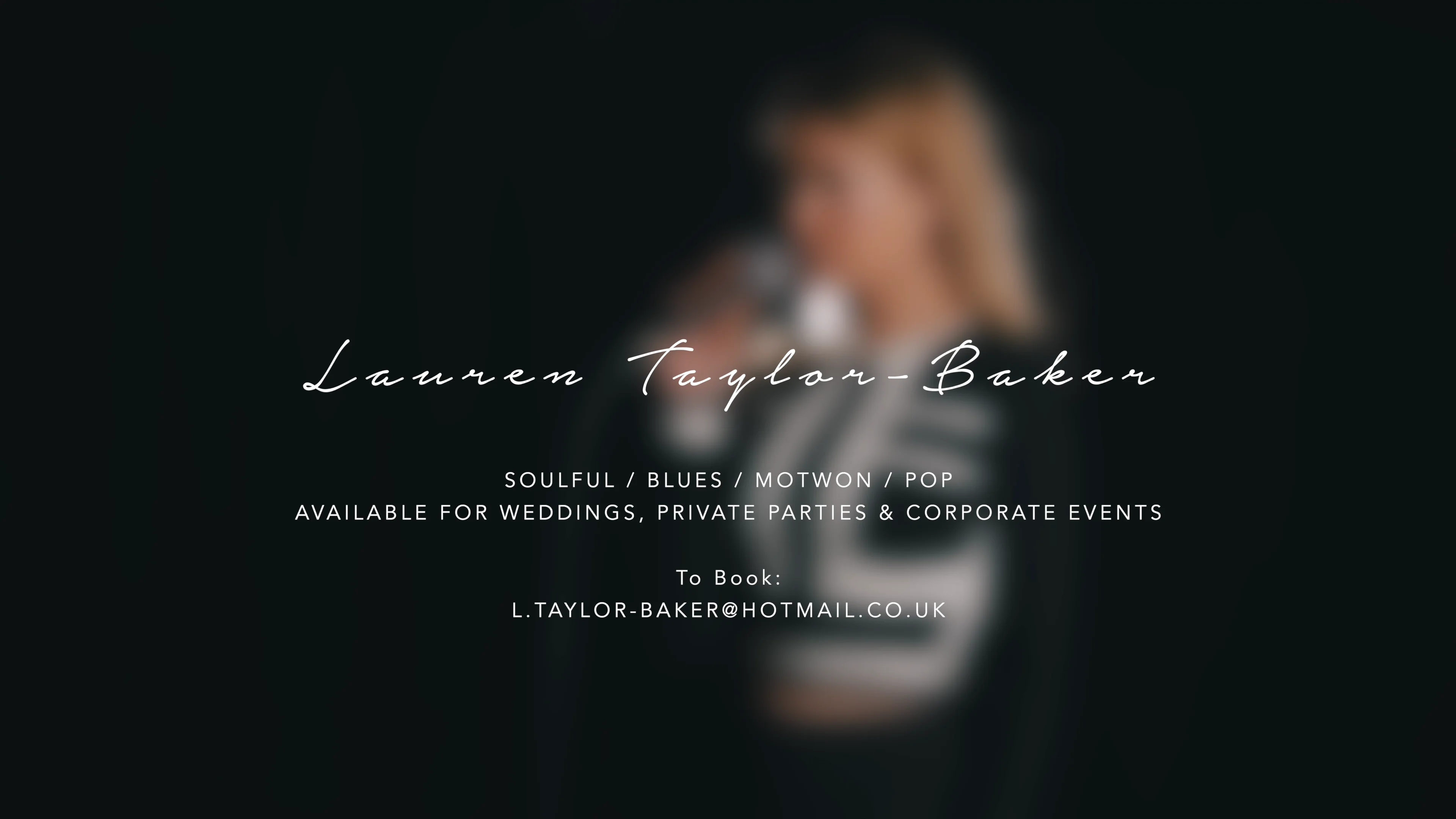 Lauren Taylor-Baker - Promotional Video on Vimeo