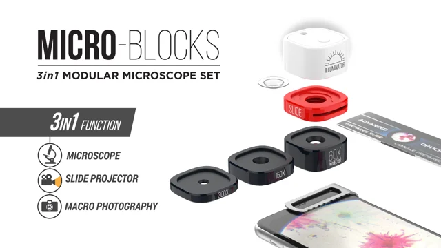 Konus 3-in-1 Modular Microscope Set for Smartphones