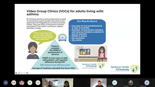 Listen to Dr Yasmin Razak and Dr Katherine Hickman share their experiences running video group clinics to support respiratory conditions