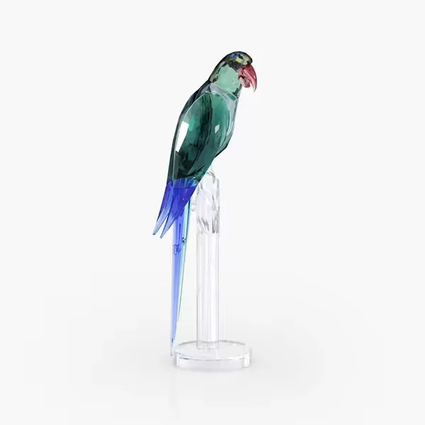 Swarovski Jungle Beats Magnet Figurine Parrot Green Small 