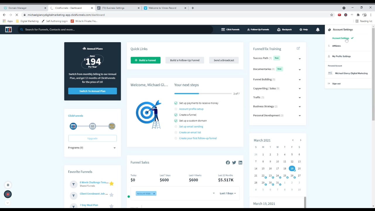 Domain Verification Setup on Vimeo