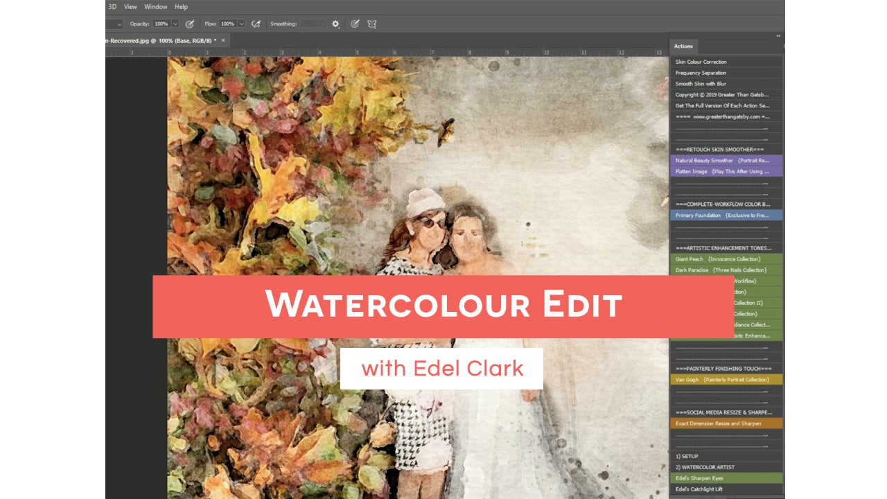 Watercolour Edit with Edel