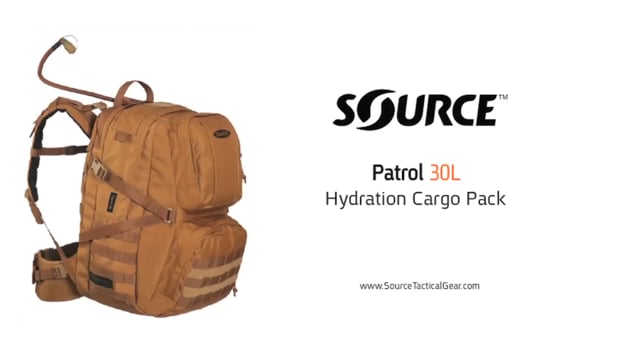 Mochila Patrol 35L Hydration Cargo Pack Source Airsoft Milsim Militar  fuerzas del orden Policial