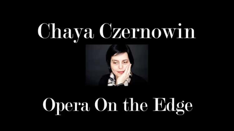 Opera on the Edge: Chaya Czernowin, composer presentation on Vimeo