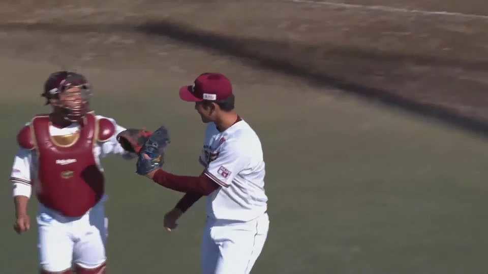 【ファーム】イーグルス・小峯が公式戦初登板初奪三振でピンチしのいで無失点!! 2021/4/23 E-S(ファーム)