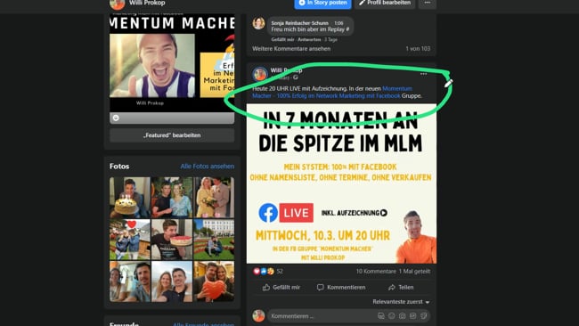 Links in FB Postings leicht gemacht