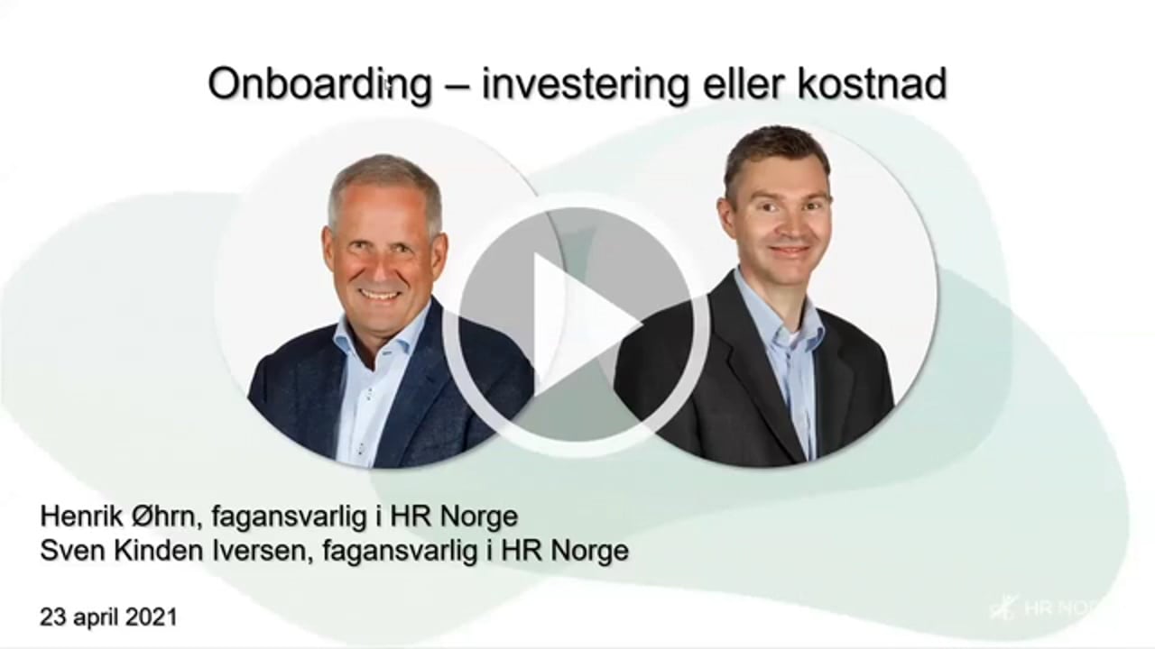 Onboarding – investering eller kostnad?