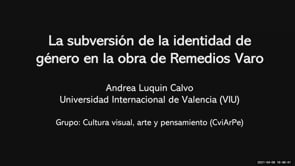 La subversión de la identidad de género en la obra de Remedios Varo