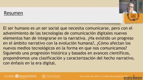 The new narrative in the digital age. Origin, evolution and contributions to the new media.