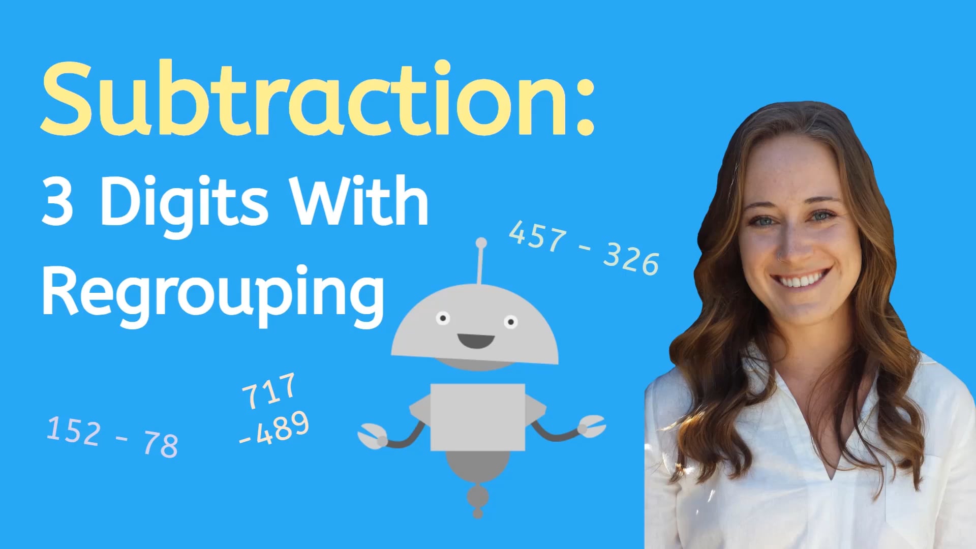 Subtraction 3 digit numbers with regrouping on vimeo