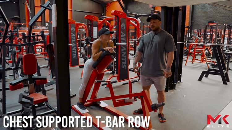 T bar row online upper back