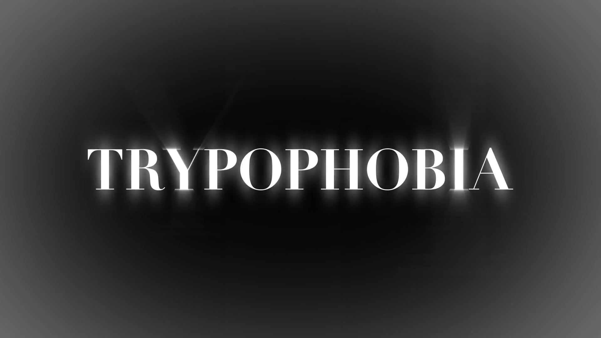 Kinetic Typography - Trypophobia